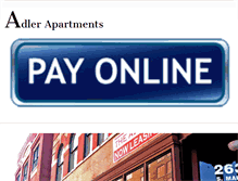 Tablet Screenshot of adlerapts.com